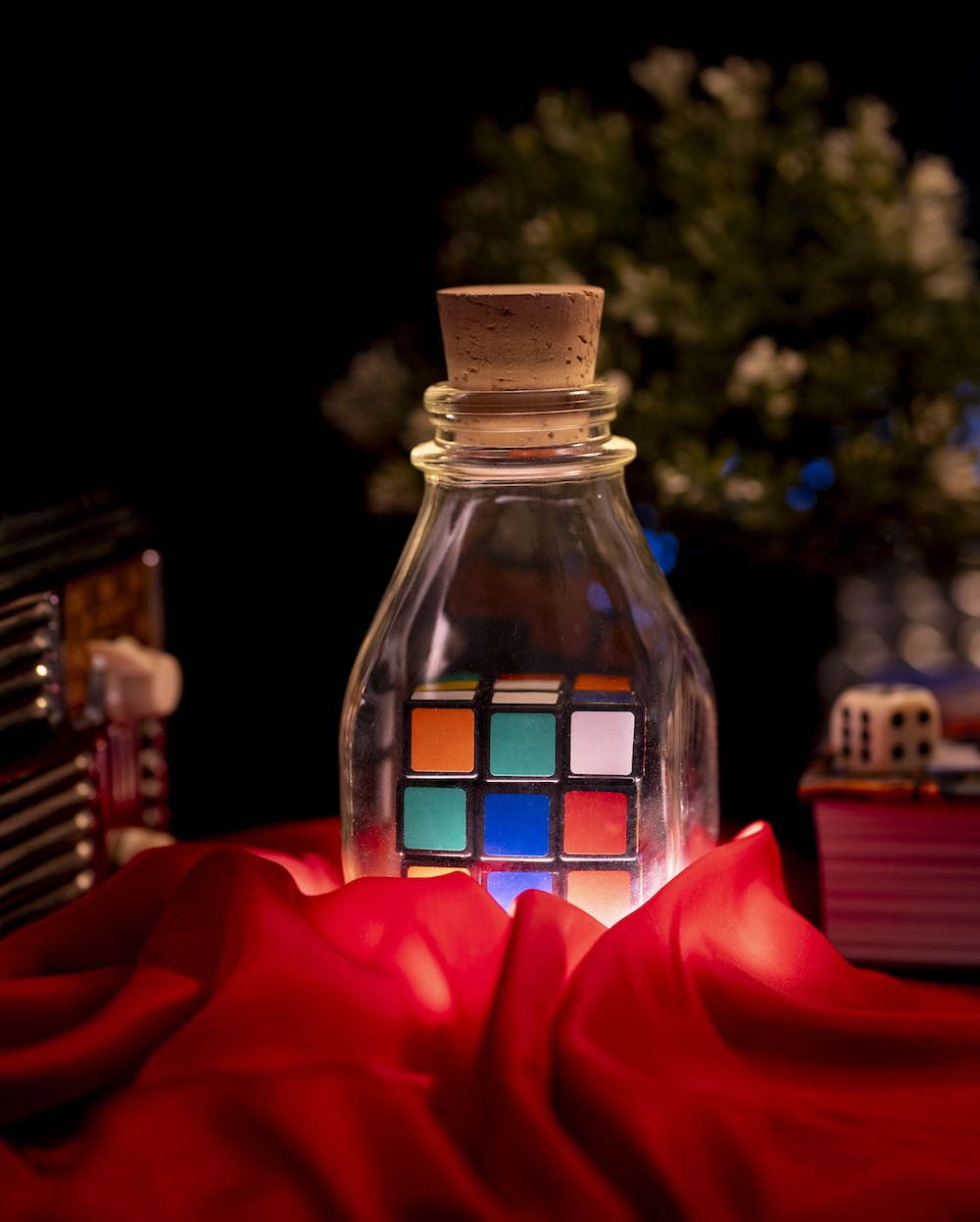 Impossible Rubik's Cube in a Bottle